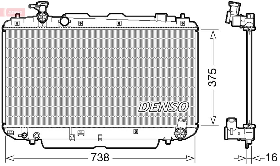 Radiateur, refroidissement du moteur