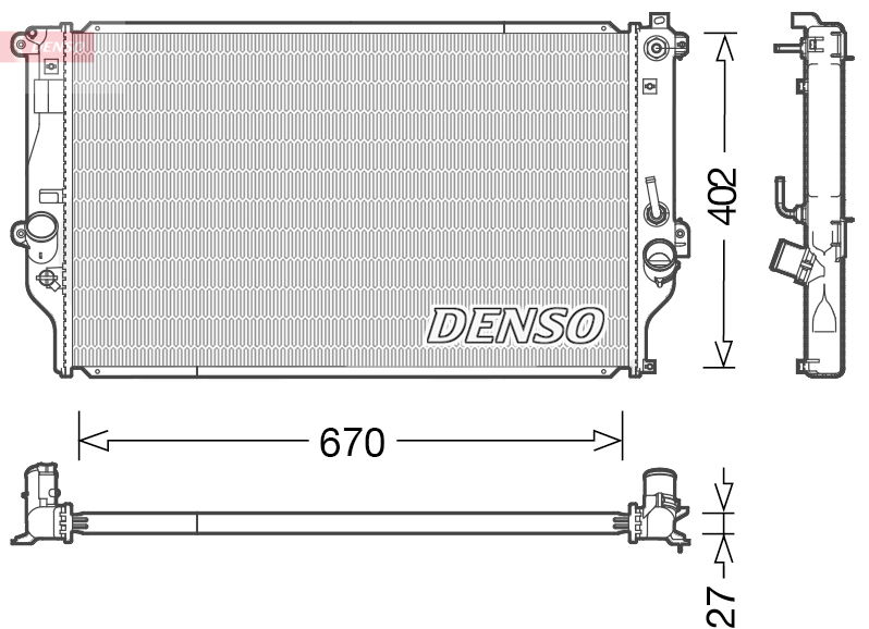 Radiateur, refroidissement du moteur