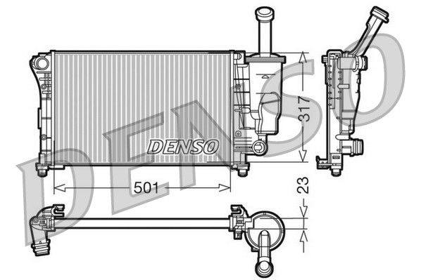 Radiateur, refroidissement du moteur