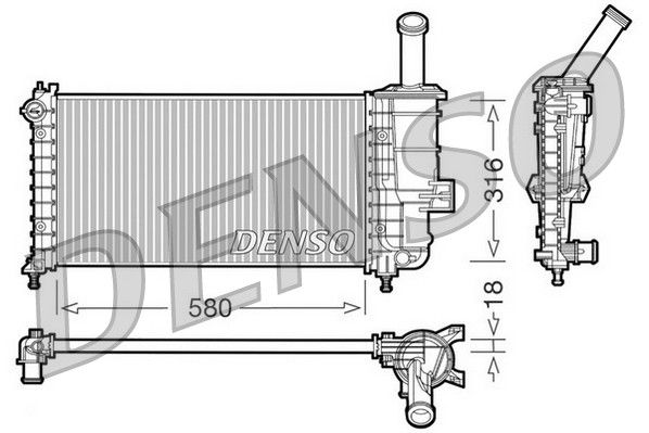 Radiateur, refroidissement du moteur