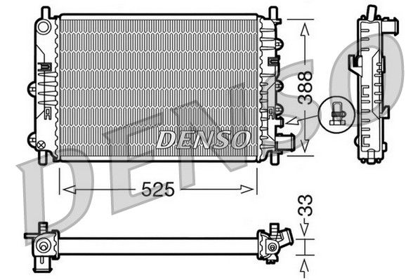 Radiateur, refroidissement du moteur