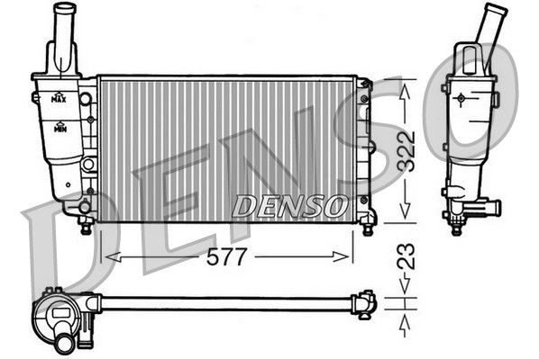 Radiateur, refroidissement du moteur