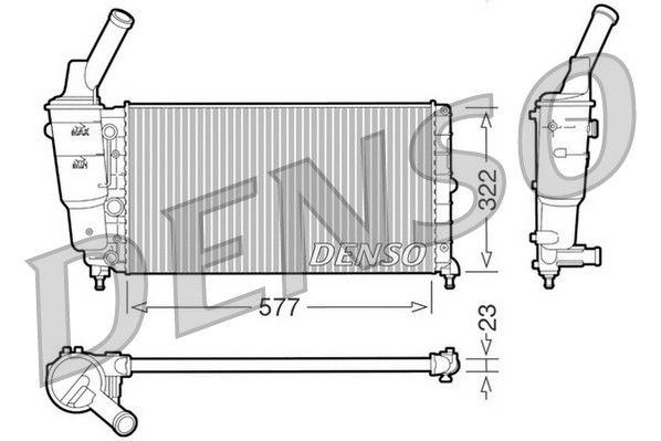 Radiateur, refroidissement du moteur