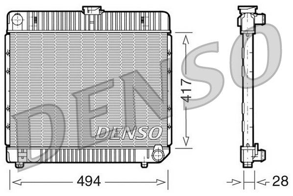 Radiateur, refroidissement du moteur