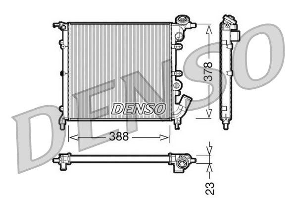 Radiateur, refroidissement du moteur