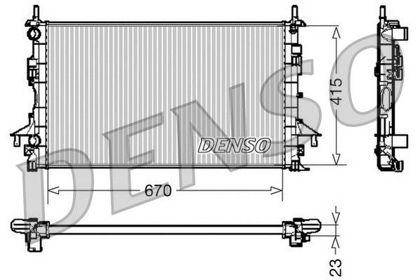 Radiateur, refroidissement du moteur