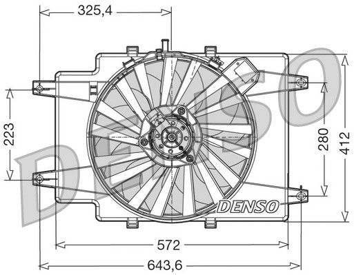 Ventilateur, refroidissement du moteur