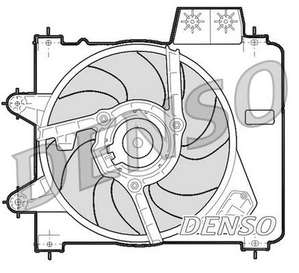 Ventilateur, refroidissement du moteur