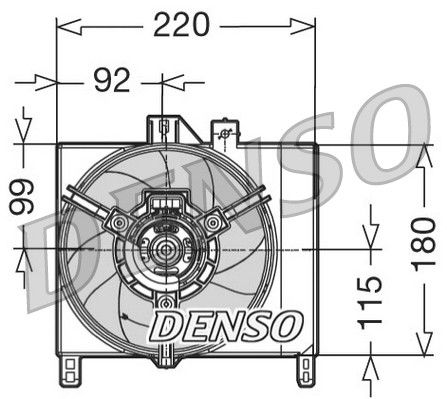 Ventilateur, refroidissement du moteur