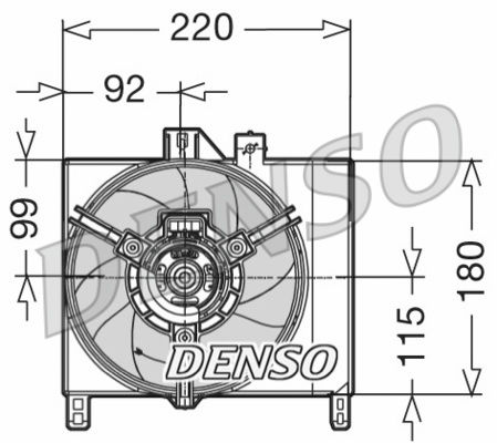 Ventilateur, refroidissement du moteur