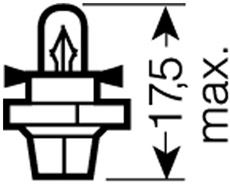 Ampoule, éclairage des instruments