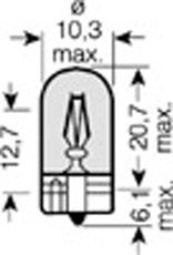 Ampoule, éclairage des instruments
