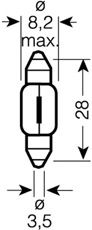 Ampoule, éclairage intérieur