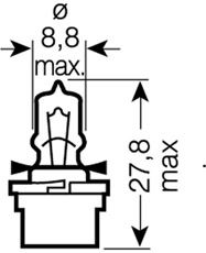 Ampoule, éclairage des instruments