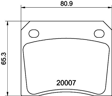 Kit de plaquettes de frein, frein à disque
