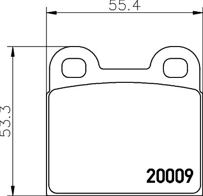 Kit de plaquettes de frein, frein à disque