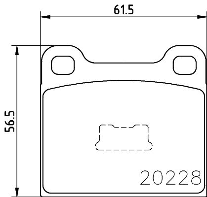 Kit de plaquettes de frein, frein à disque