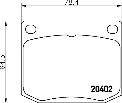 Kit de plaquettes de frein, frein à disque