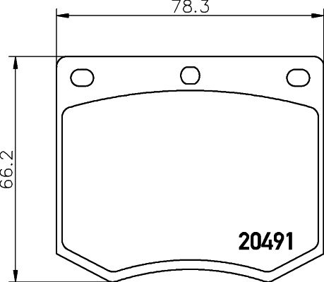 Kit de plaquettes de frein, frein à disque