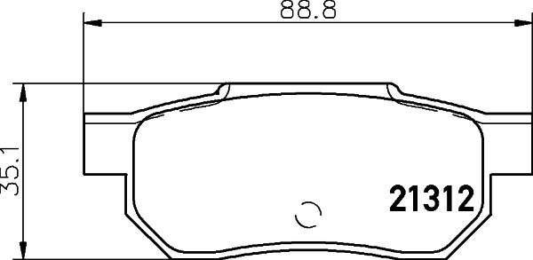 Kit de plaquettes de frein, frein à disque