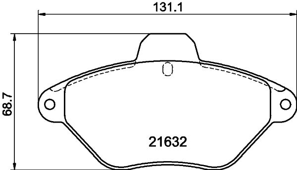 Kit de plaquettes de frein, frein à disque