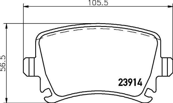 Kit de plaquettes de frein, frein à disque