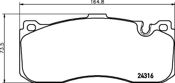 Kit de plaquettes de frein, frein à disque