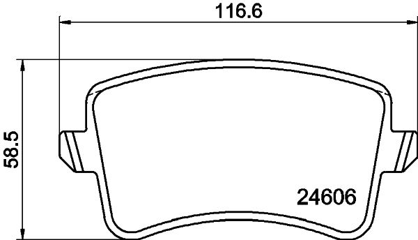 Kit de plaquettes de frein, frein à disque