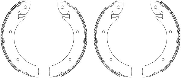 Jeu de mâchoires de frein Shoe Kit