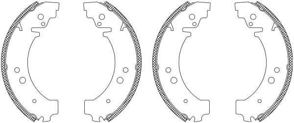 Jeu de mâchoires de frein Shoe Kit