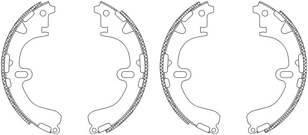 Jeu de mâchoires de frein Shoe Kit