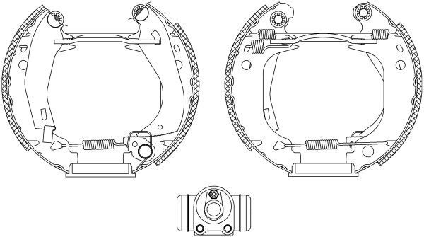 Jeu de mâchoires de frein Shoe Kit Pro