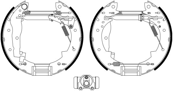 Jeu de mâchoires de frein Shoe Kit Pro