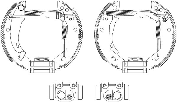 Jeu de mâchoires de frein Shoe Kit Pro