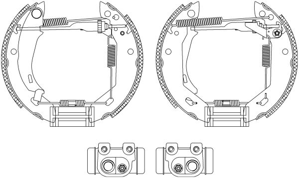 Jeu de mâchoires de frein Shoe Kit Pro