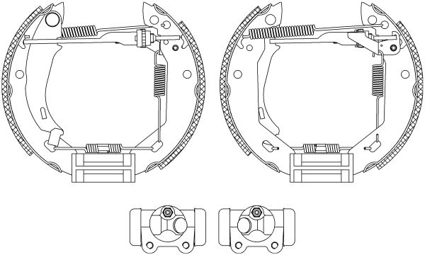 Jeu de mâchoires de frein Shoe Kit Pro