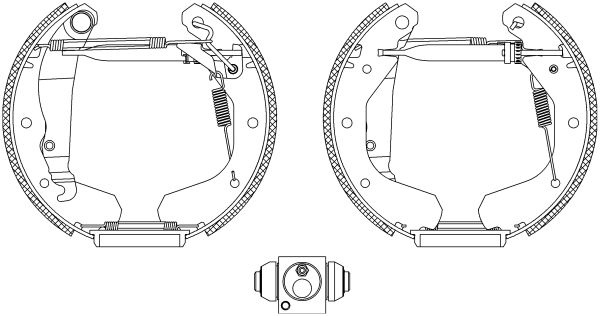 Jeu de mâchoires de frein Shoe Kit Pro