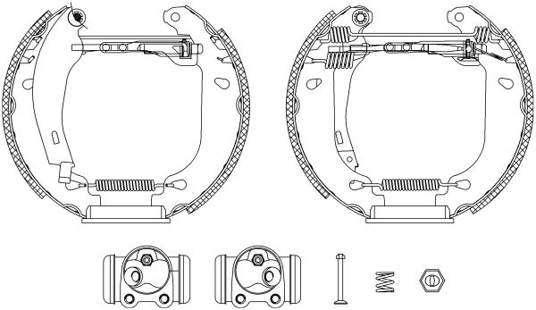 Jeu de mâchoires de frein Shoe Kit Pro