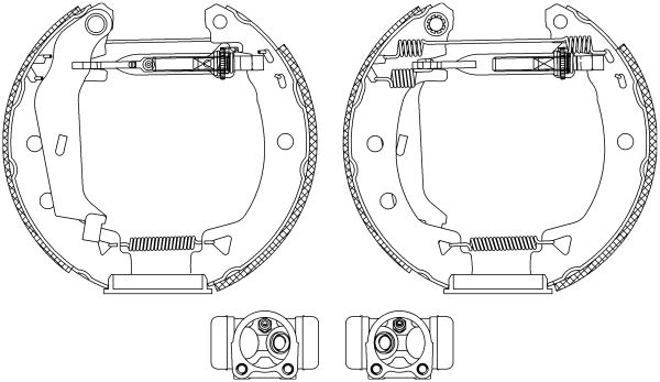 Jeu de mâchoires de frein Shoe Kit Pro