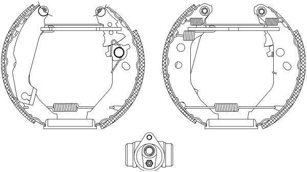 Jeu de mâchoires de frein Shoe Kit Pro