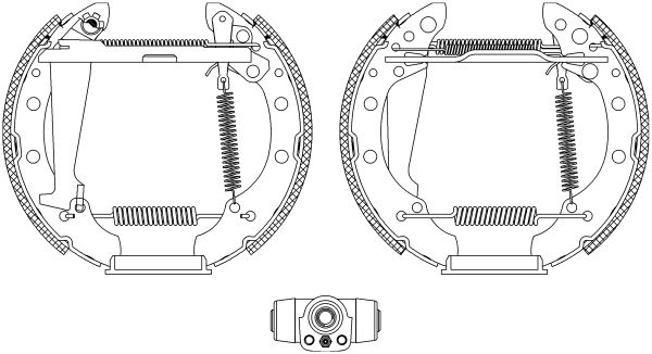 Jeu de mâchoires de frein Shoe Kit Pro