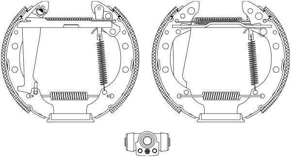 Jeu de mâchoires de frein Shoe Kit Pro