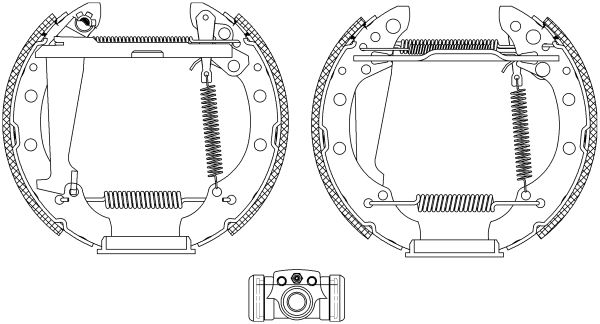 Jeu de mâchoires de frein Shoe Kit Pro