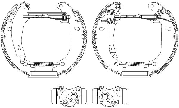 Jeu de mâchoires de frein Shoe Kit Pro