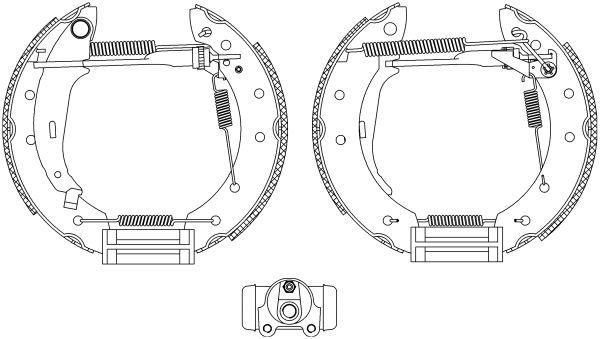 Jeu de mâchoires de frein Shoe Kit Pro