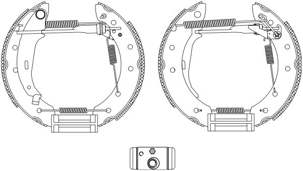 Jeu de mâchoires de frein Shoe Kit Pro