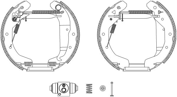 Jeu de mâchoires de frein Shoe Kit Pro