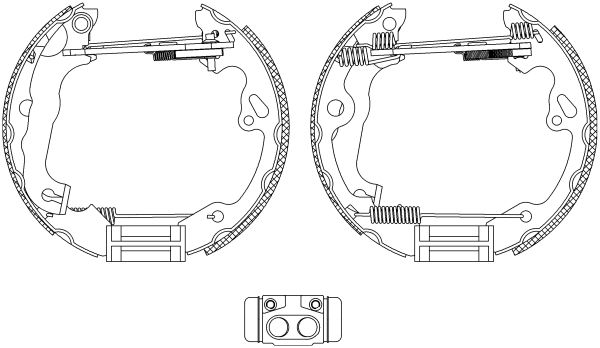 Jeu de mâchoires de frein Shoe Kit Pro