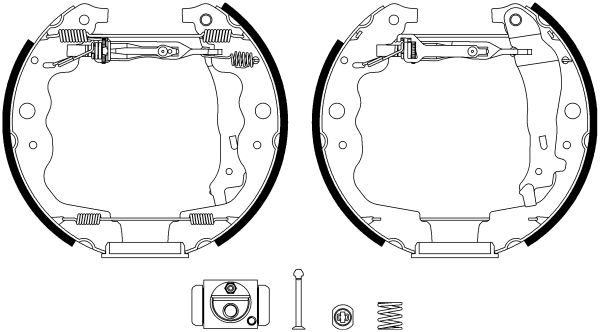 Jeu de mâchoires de frein Shoe Kit Pro