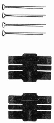 Kit d'accessoires, plaquette de frein à disque